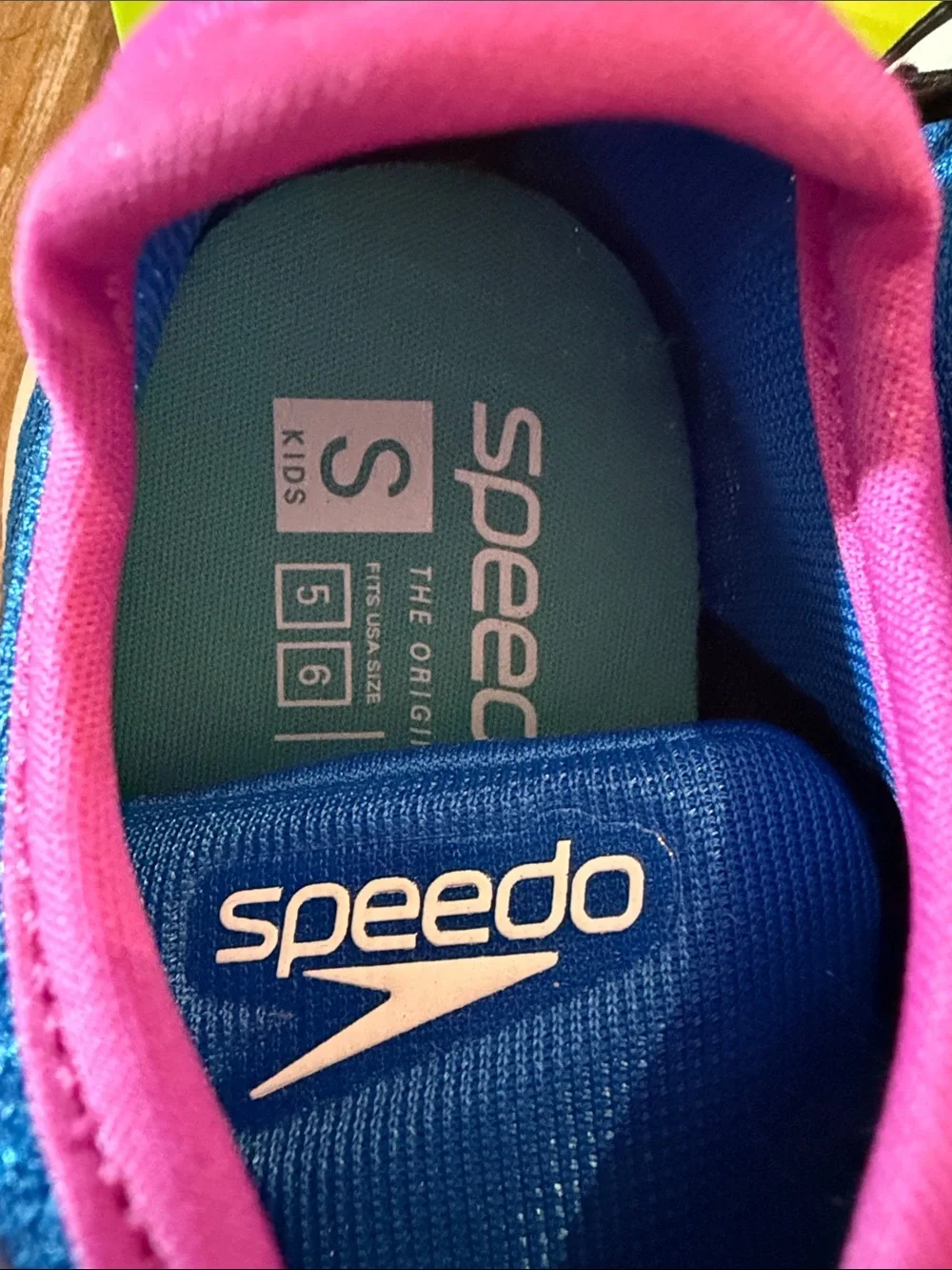 Speedo Kids Water Shoes in Turquoise and Pink